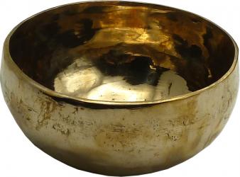 Bol chantant tibetain 7 métaux doré 500g