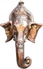 Ganesh éléphant décoration murale aluminium 68cm