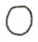 Moss Agate A bracelet 4mm pearls