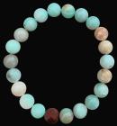 8mm pearls multicolor Amazonite A bracelet