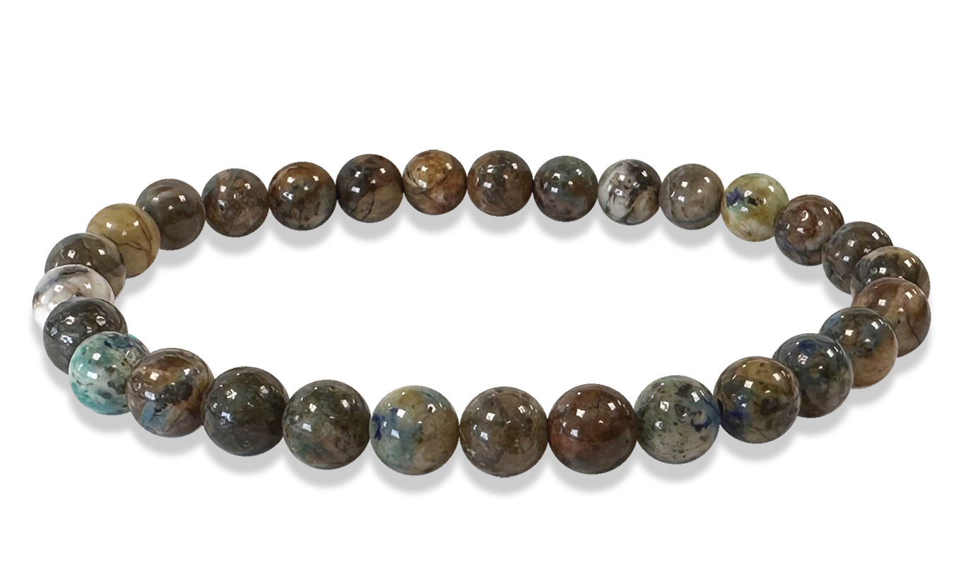 Chrysocolle 6mm pearls bracelet