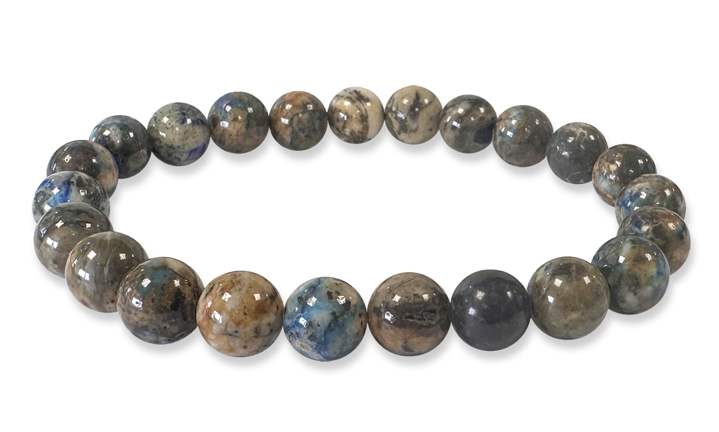 Chrysocolle 8mm pearls bracelet