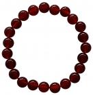 Red Cornaline 8mm A pearls bracelet