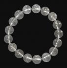 Bracelet cristal de roche A perles 12mm