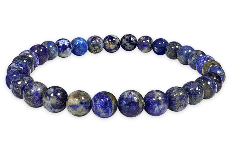 Lapis Lazuli 6mm A pearls bracelet
