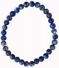 Bracelet Lapis Lazuli AB perles 6mm