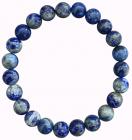 Bracelet Lapis Lazuli AB perles 8mm