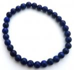 Bracelet Lapis Lazuli perles teintées 6mm