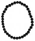 Lava stone 4mm pearls bracelace