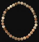Moon stone Adular 4mm pearls brace