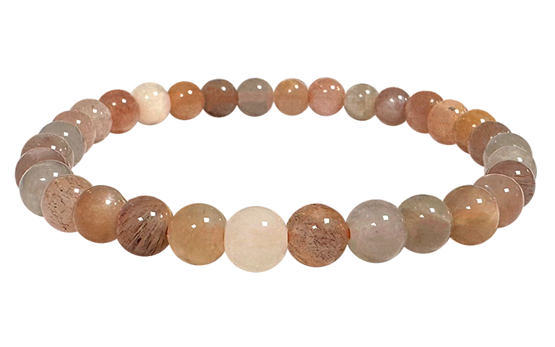 Moon stone Adular AA bracelet 6mm pearls 