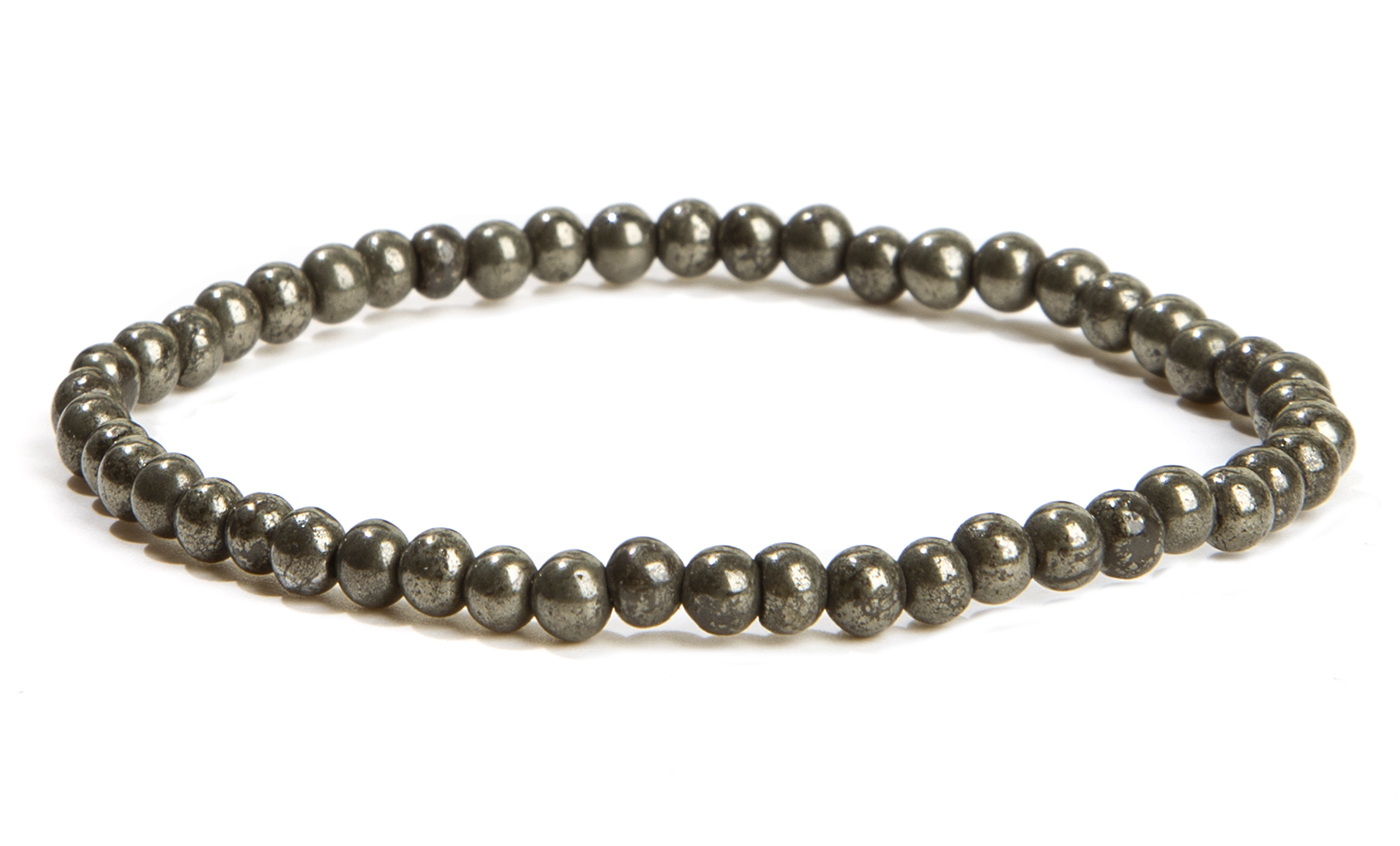Bracelet Pyrite A perles 4mm