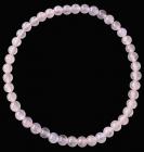 Rose quartz 4mm pearls bracelet