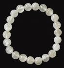 Selenite A bracelet 8mm pearls