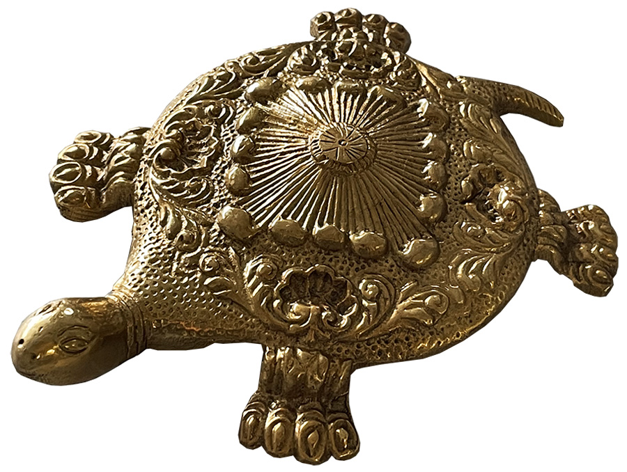 Brass turtle 15cm