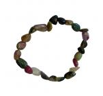 multicolor turmaline A tumbled stones bracelet