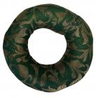 Green round cushion for Tibetan bell 13cm