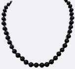 Black onyx 8mm pearls necklace