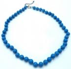 Collier turquoise perles 8mm