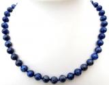 Lapis Lazuli 8mm tinted pearls collar