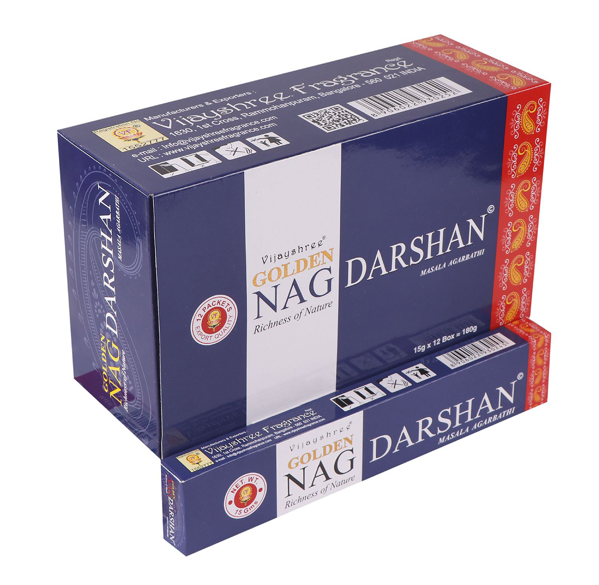 Golden Nag Darshan Vijayshree incense 15g