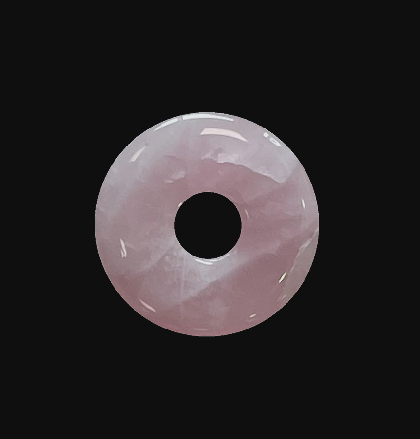 Rose Quartz donut 3cm