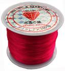 Flat Red elastic wire 50m