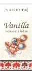 Perfumed nandita oil vanilla 8ml