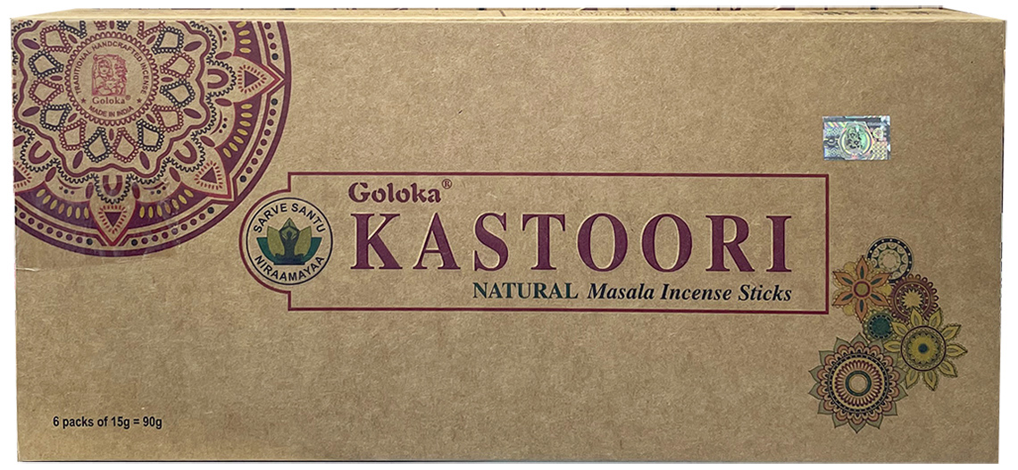 Goloka Kastoori Musk Natural masala 6x15g