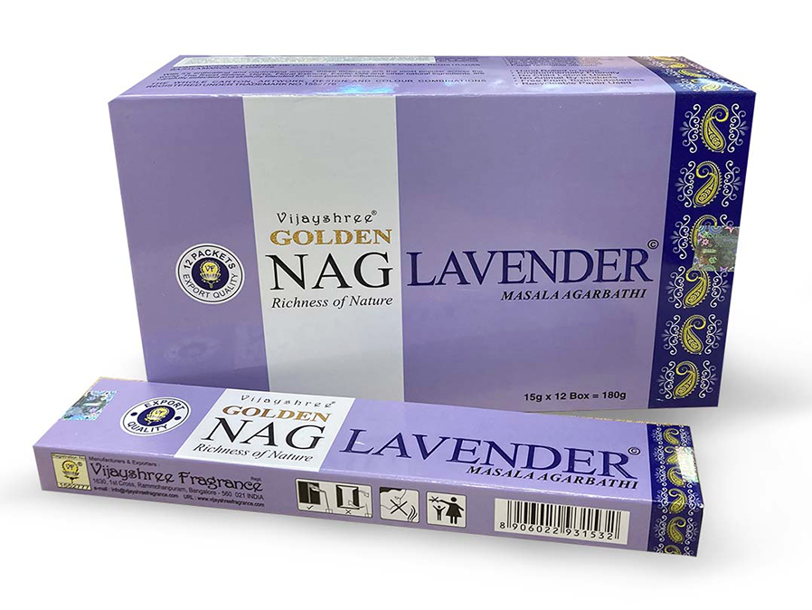 Vijayshree incense Golden Nag Lavender 15g