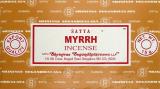 Incienso satya Myrrh 15g
