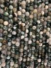 Perlas de Agata Arbol A de 10mm en hilo de 40cm