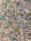 Perlas de Beryls Aguamarina & Morganita A de 6mm en hilo de 40cm