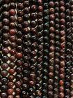 Perlas de Granate Roja de 5.5mm en hilo de 40cm