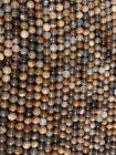 Perlas de piedra de luna Adularia multicolor A de 8mm en hilo de 40cm