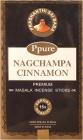 Ppure nagchampa cinnamon incense 15g