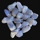 Malawi Blue Chalcedony A tumbled stone 250g