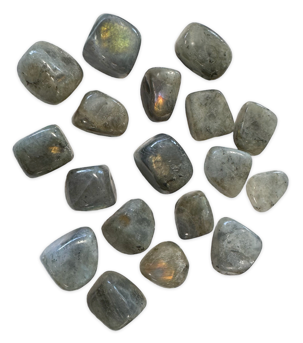 Labradorite AB pierres roulées 250g