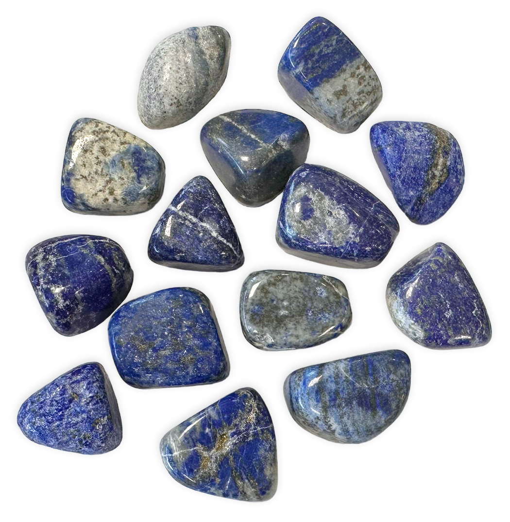 Lapis Lazuli AB tumbled stones 250g