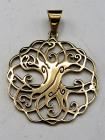 Tree of life bronze pendant 4.5cm