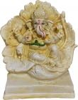 Ganesh en résine Jaune 13cm