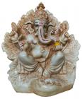 Ganesh en résine Beige 17cm