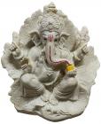 Resin White Ganesha 17cm