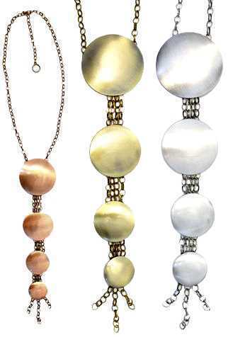 Collier 4 Disk Metal * 1 pz