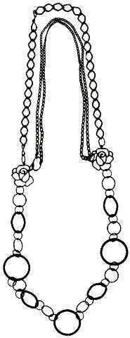 Necklace Long Metal *1 pcs