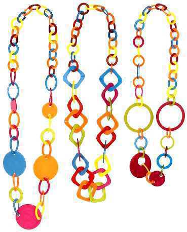 Collana quadrato acrilico * 1 pz