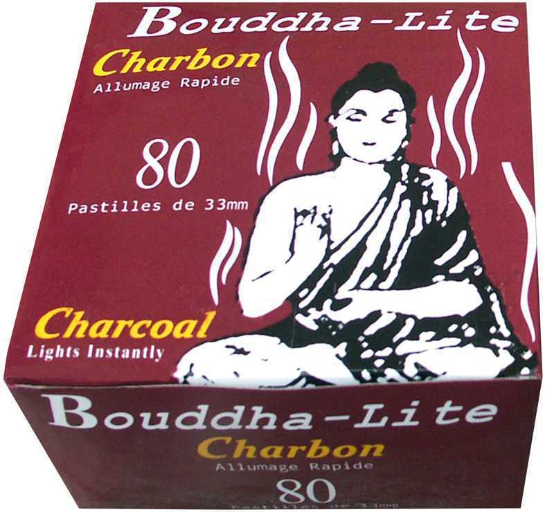 Charbon Bouddha Lite Qualité Supérieure 80 pcs