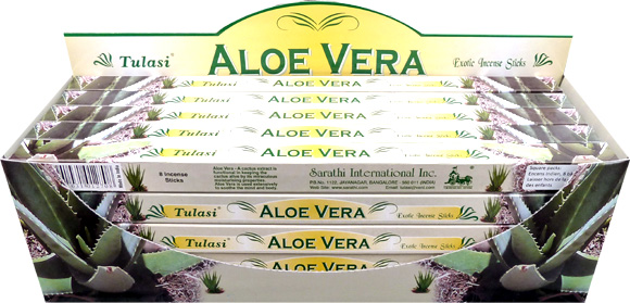Encens tulasi sarathi aloé vera 8bts