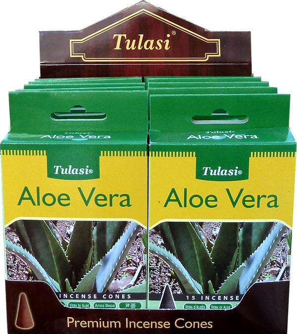 Encens tulasi sarathi cones aloé vera