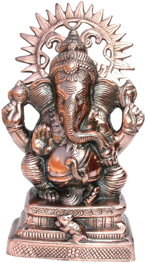 Aluminum Siddhi vinayaka ganesha 38cm